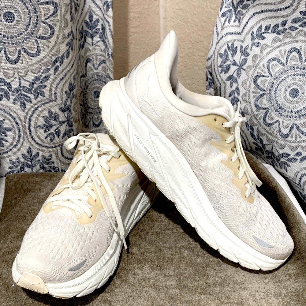 🔹Hoka One One Clifton 8  White..#1119393 Men’s Running Shoe..